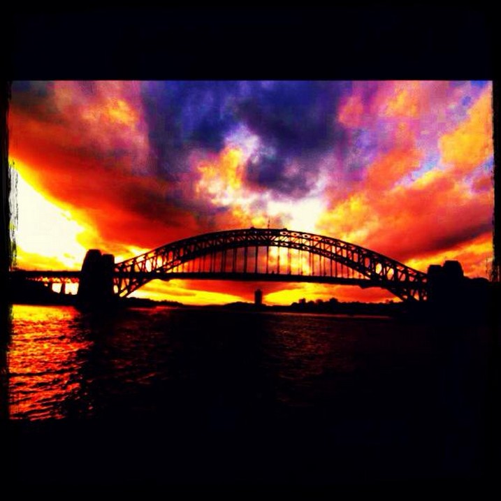 Coucher de soleil à Sydney