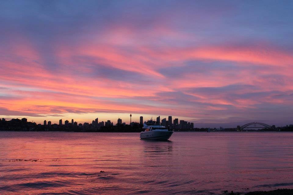 Coucher de soleil à Sydney