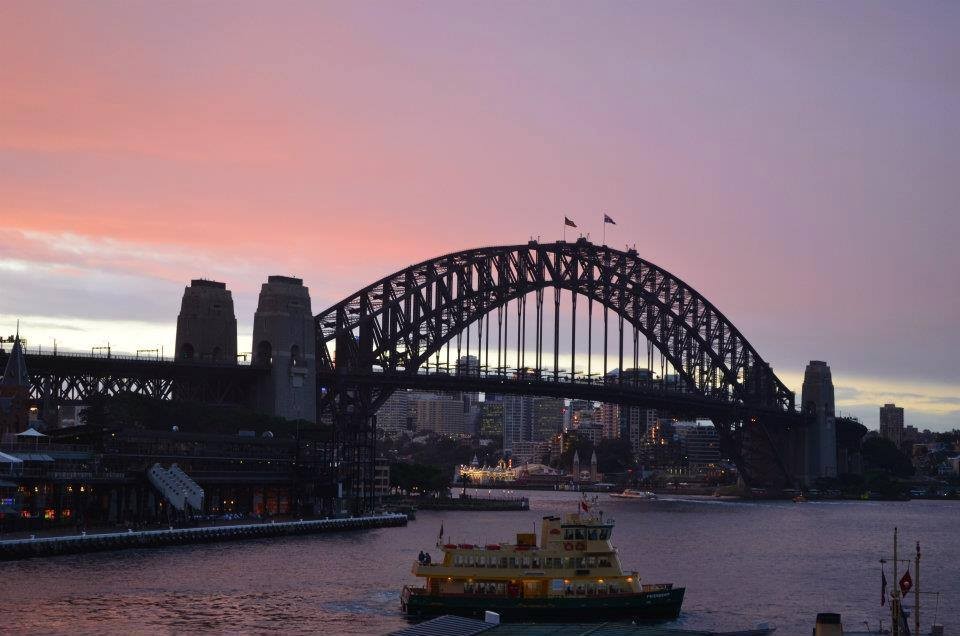 Coucher de soleil à Sydney