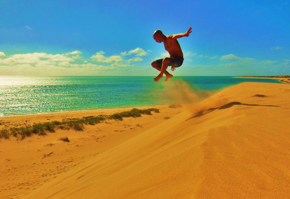 HarryAustralieSautPlage