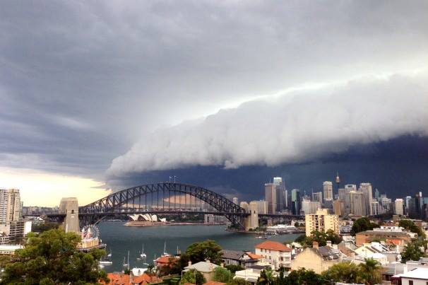 Un orage à Sydney