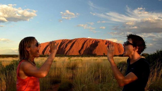 Photo à ULURU en Australie
