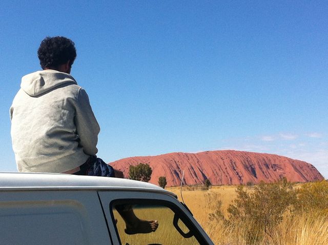Photo à ULURU en Australie
