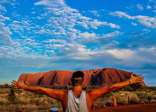 Photo à ULURU en Australie