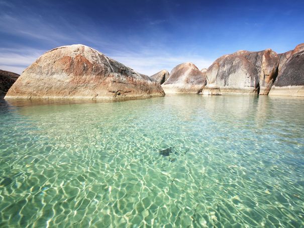 La plage d'Elephant Cove Australi