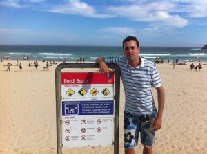 Bondi Beach pour ma vidéo en Australie