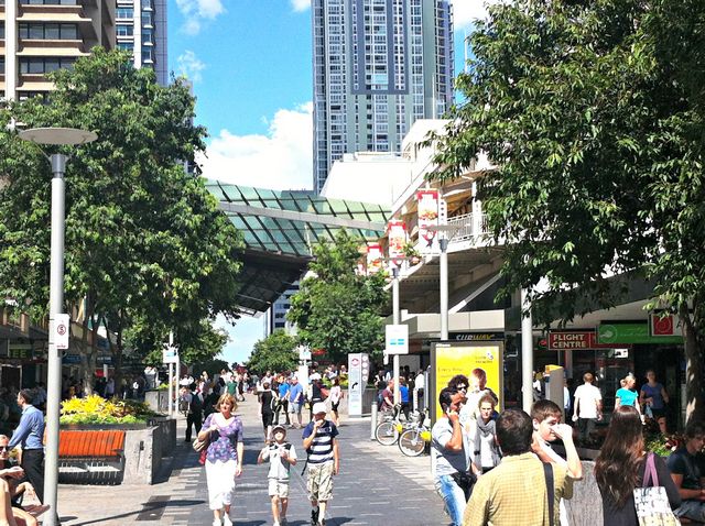 Le centre-ville de Brisbane