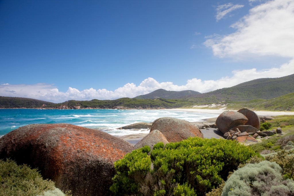 Walk from Tidal River to Whiskey Bay, Via Squeaky Beach and Picnic Bay. Wilsons Promontory