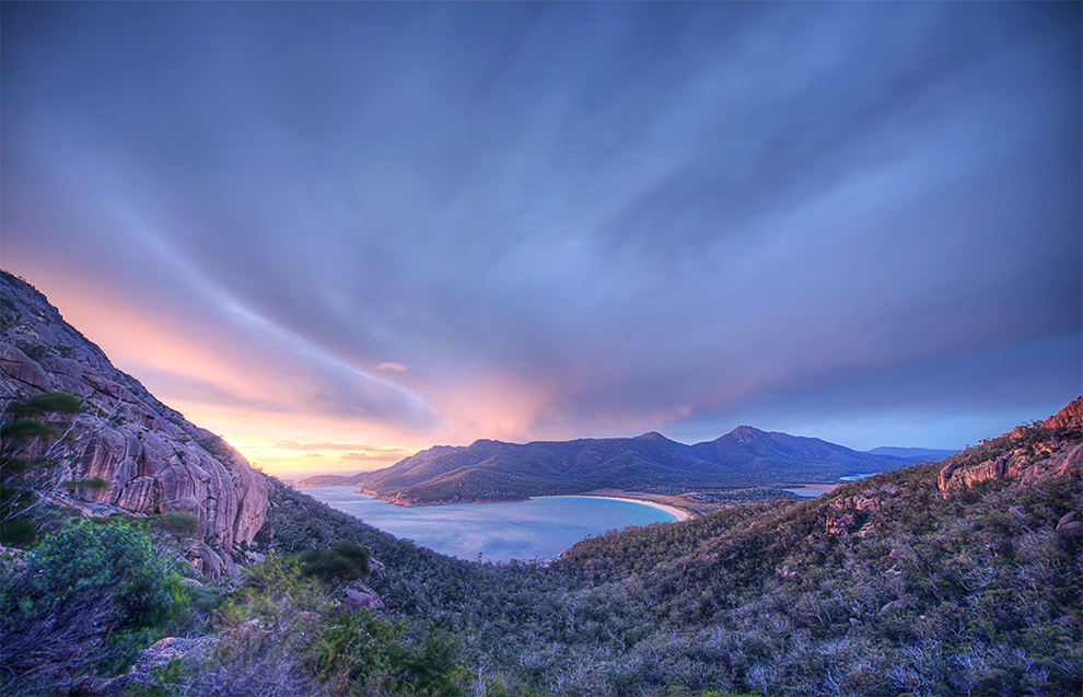 Wineglass Bay en Tasmanie