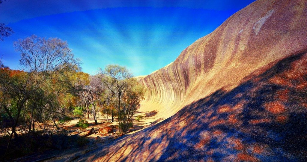 wave rock australie