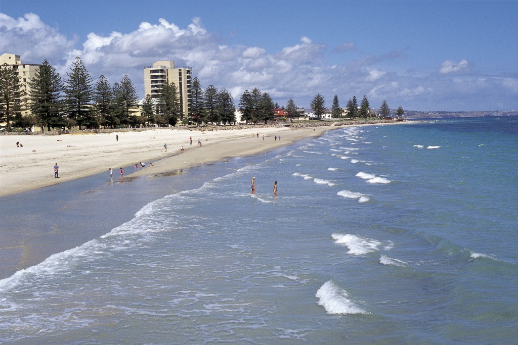 Glenelg Beach, plage Australie du sud 