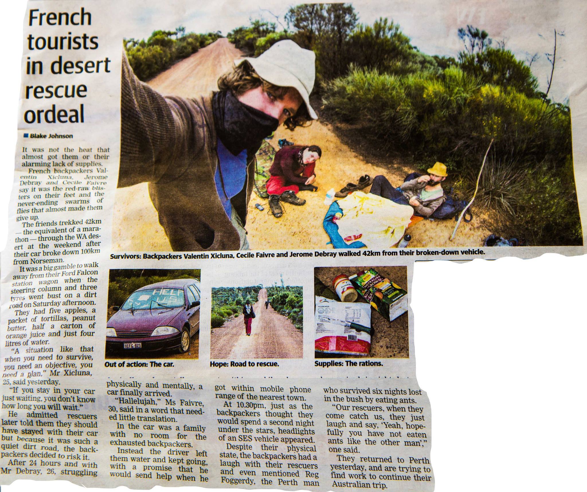 Histoire insolite : Tomber en panne dans le désert en Australie