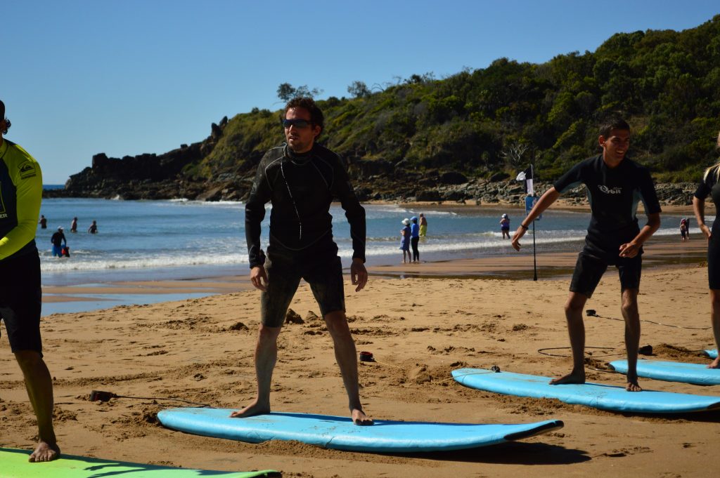 apprendre le surf en Australie