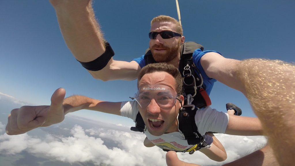 Saut en parachute Mission Beach Australie