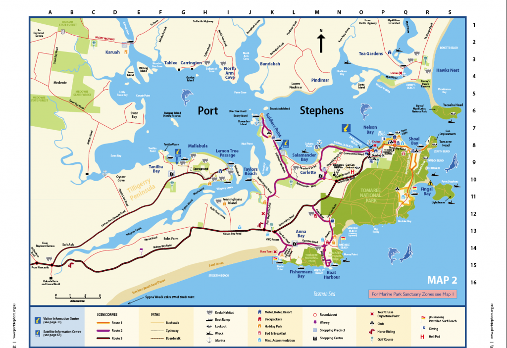 Carte de Port Stephens