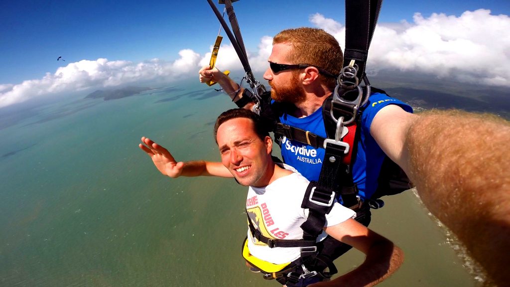 Saut en parachute Mission Beach Australie