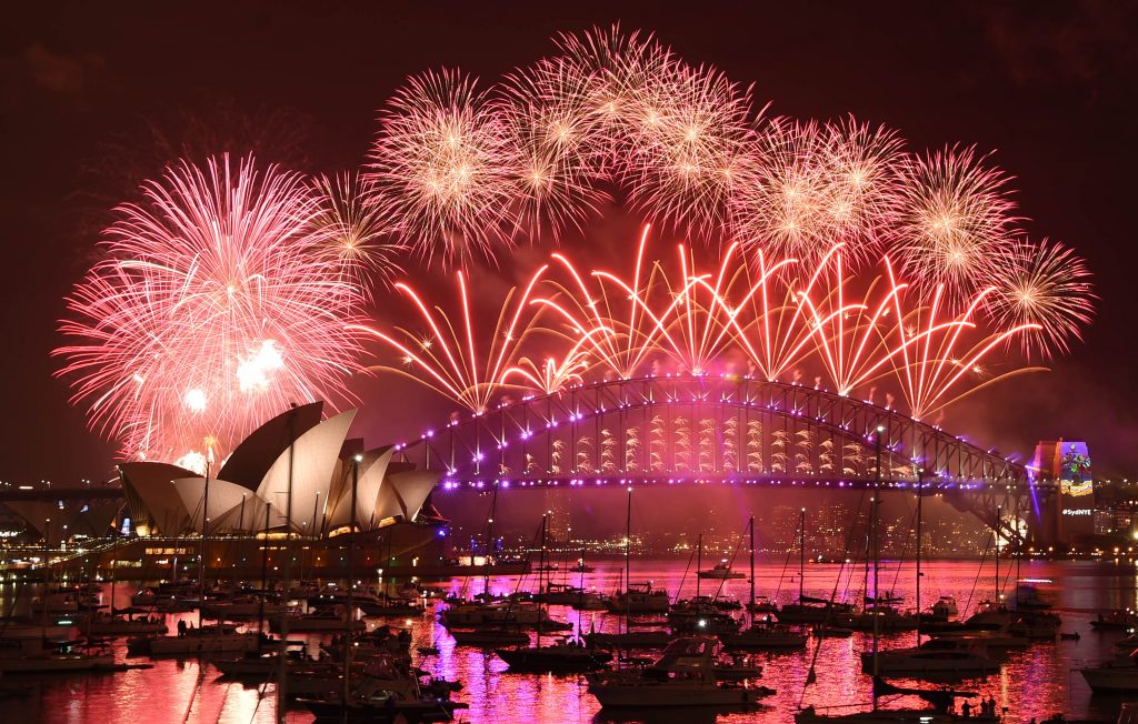 Feu d'artifice à Sydney