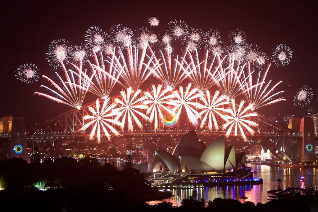 Feu d'artifice à Sydney