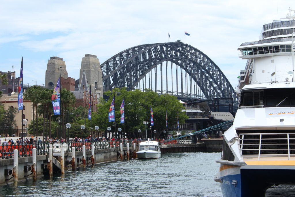 Réunion Backpackers, visite de Sydney