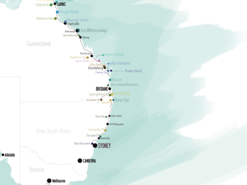 côte Est PVT Australie