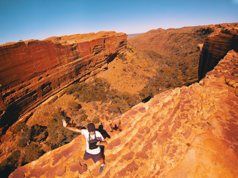 Kings canyon : centre rouge de l'Australie 