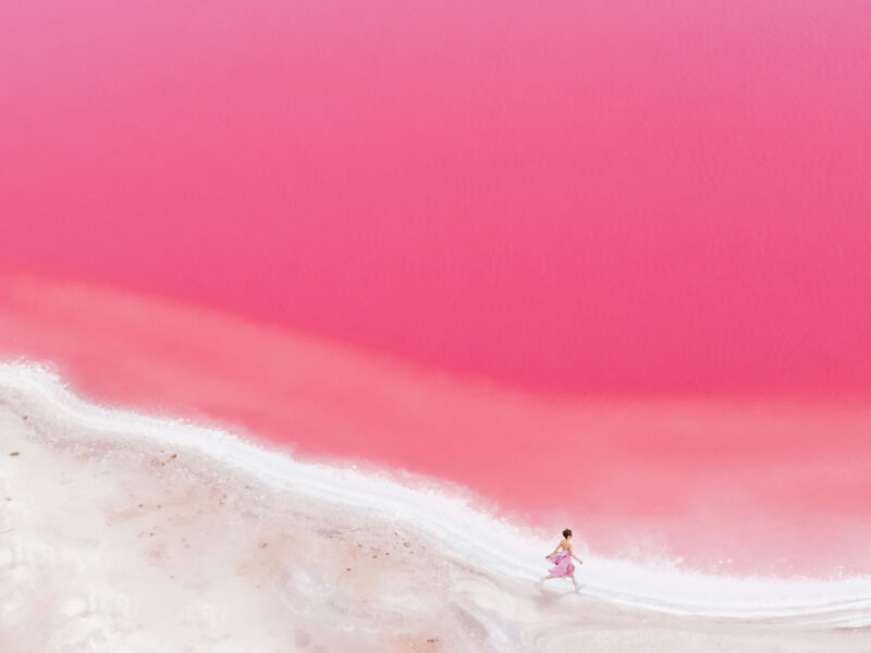 Lac rose Australie , hutt lagon