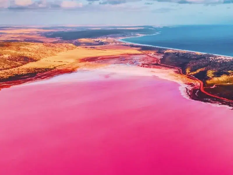 Lac rose Australie , hutt lagon