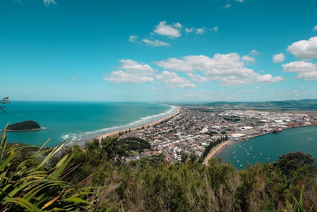 Mount Maunganui Ile du Nord ville PVT Nouvelle Zélande