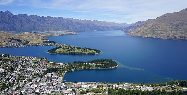 Queenstown ville PVT Nouvelle Zélande