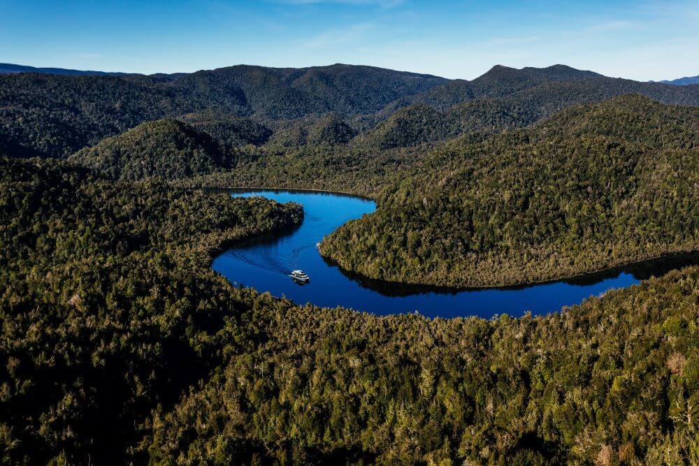 Croisière sur la Gordon River au Franklin - Gordon Wild Rivers National Park en Tasmanie