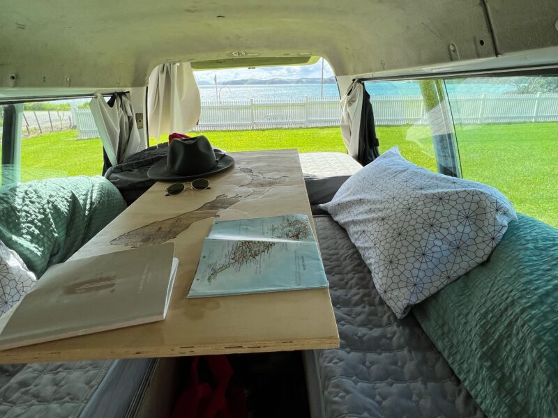 Prépartion du roadtrip après l'achat d'un van en Nouvelle-Zélande