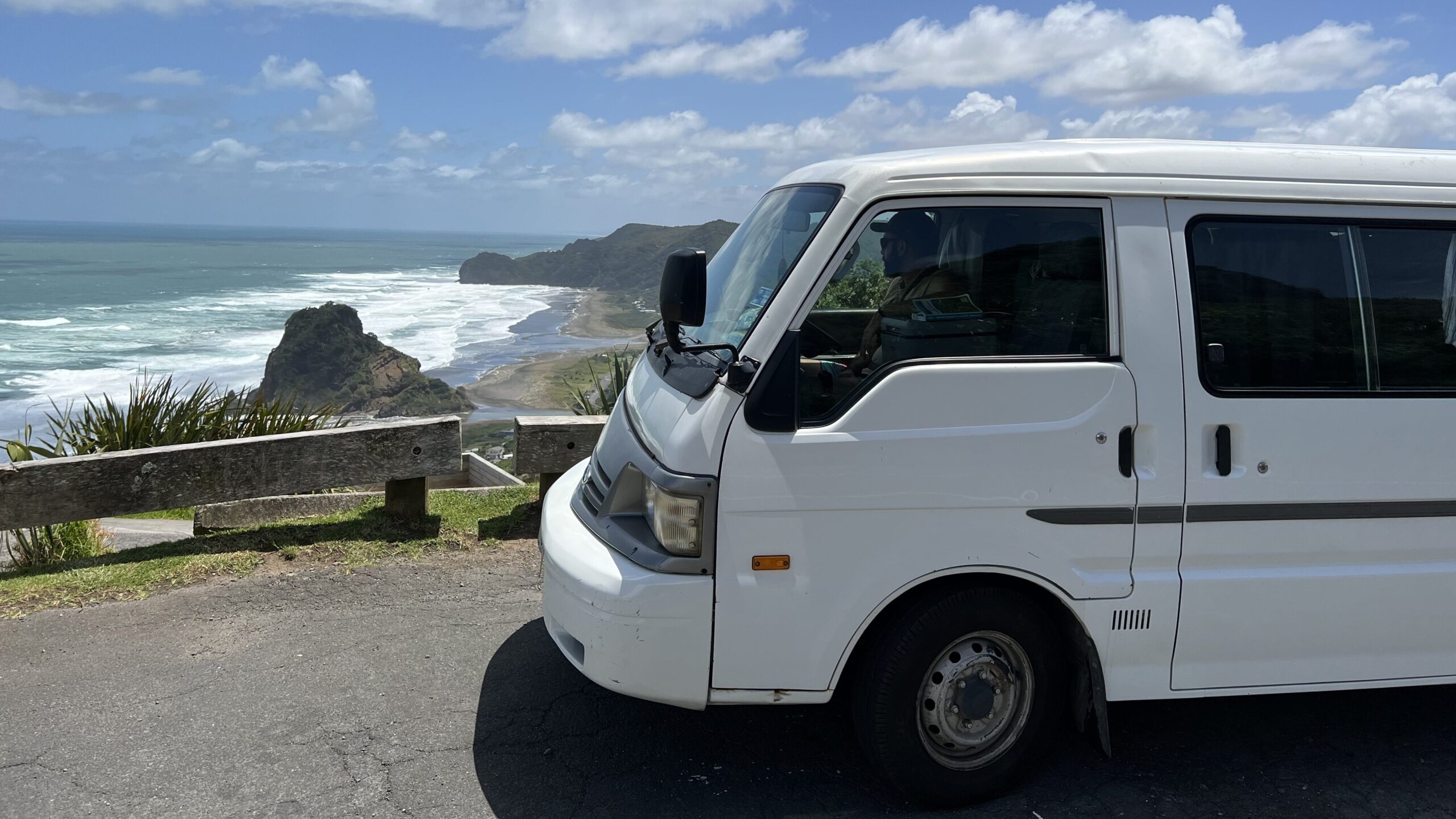 Sur les routes après l'achat du van en Nouvelle-Zélande
