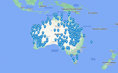 La carte interactive des régions éligibles pour le second visa Australie