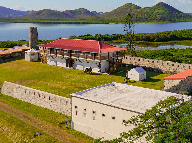 Photo du Fort Teremba, ancien bagne en Nouvelle-Calédonie.