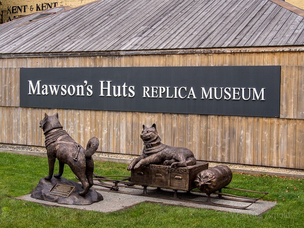 Devanture du Mawson's Huts Replica Museum à Hobart en Tasmanie