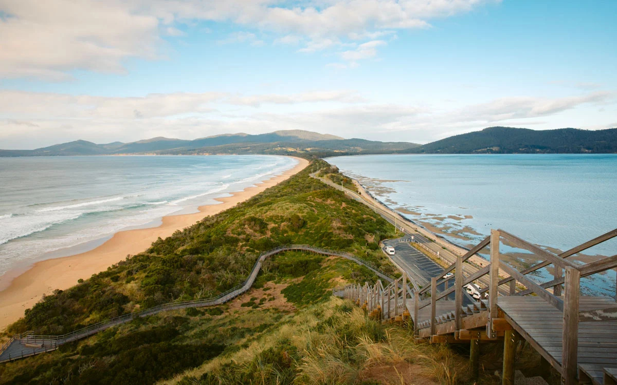 The Neck, Bruny Island en Tasmanie