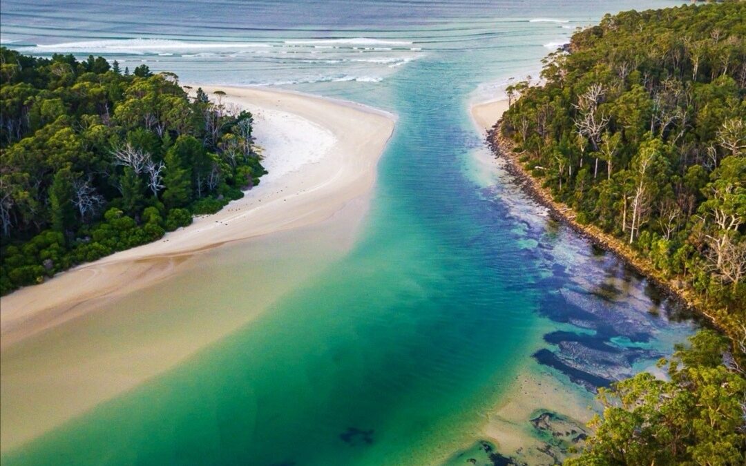 Cloudy Bay à Bruny Island en Tasmanie