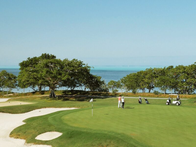 Photo d'une partie du golf de Déva au Sheraton de Bourail.