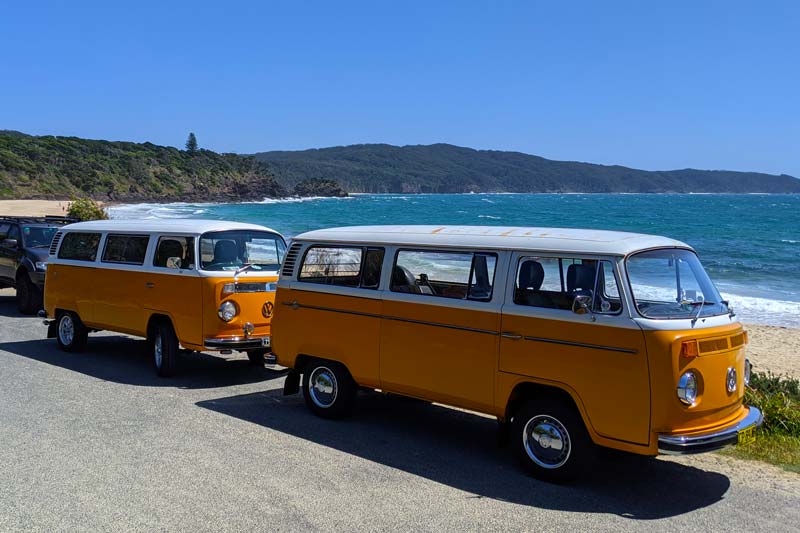 Le célèbre van combi Volkswagen pour partir en roadtrip autour de l'Australie