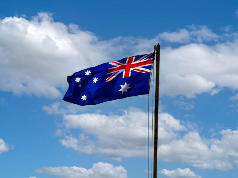 le drapeau australie,