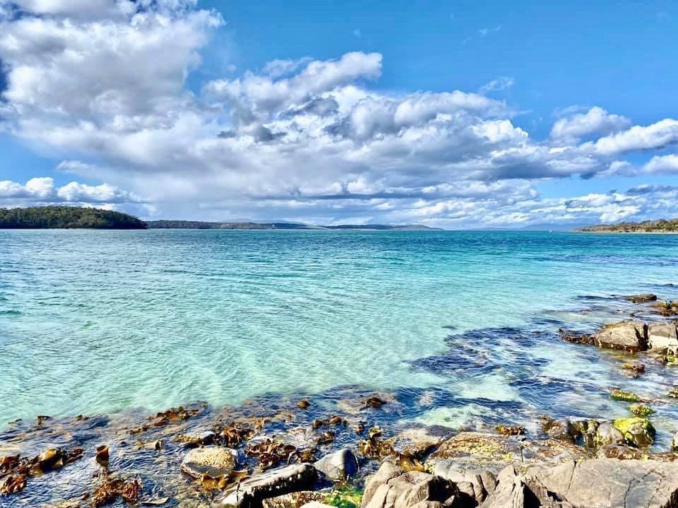 Plage de Cockle Creek au Sud de la Tasmanie