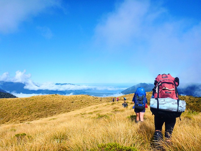 trekking voyager en Nouvelle Zélande à pied