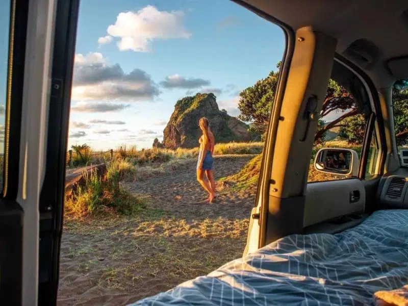 Sur les routes après l'achat du van en Nouvelle-Zélande