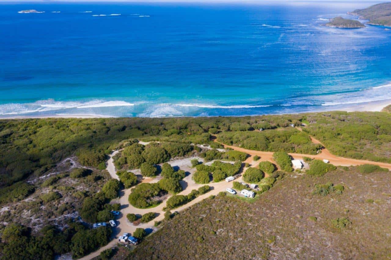 Cosy Corner free camp east coast Tasmania Bay of Fire