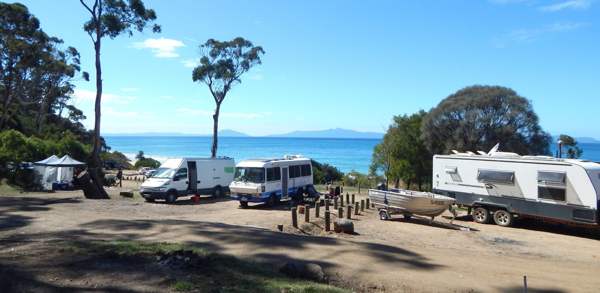 Mayfield Bay free camp east coast Tasmania