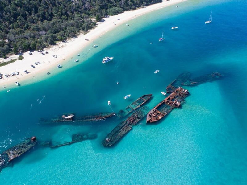 Moreton Island plage Brisbane