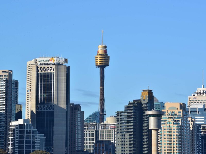 Les immeubles des grandes entreprises du centre-ville de Sydney 