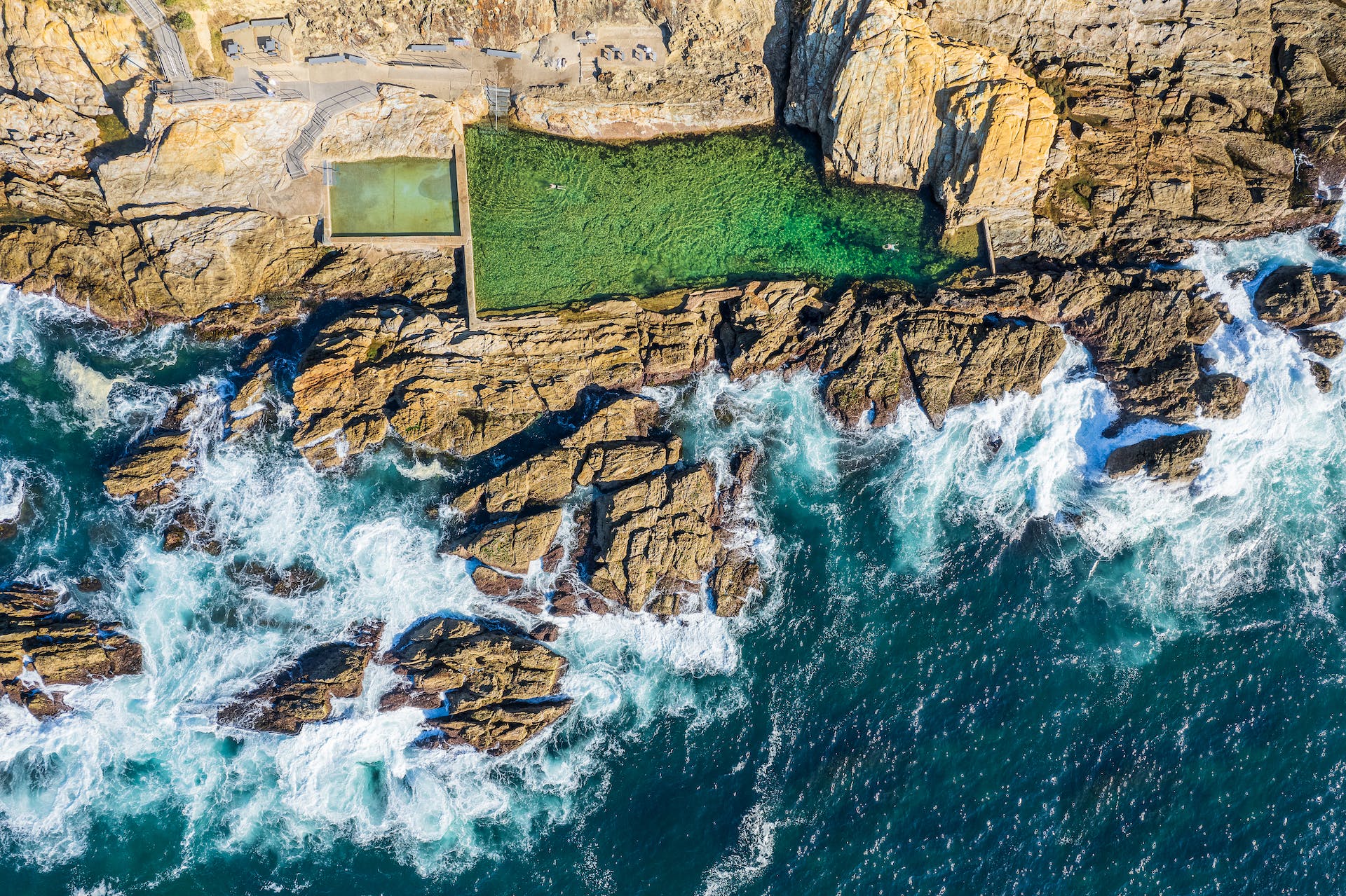 Se baigner en Australie dans une piscine naturelle