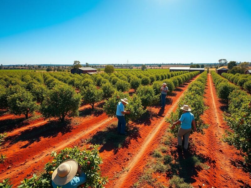 conditions de travail en Australie fruit picking Australie