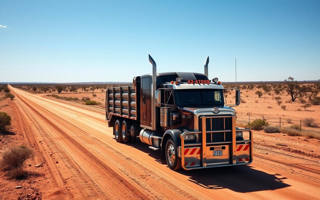Chauffeur poids lourd, truck driver road train en Australie